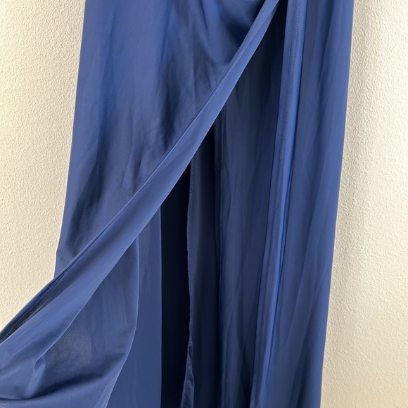 Faeriesty Side Slit Navy Dress - Picture 5 of 12
